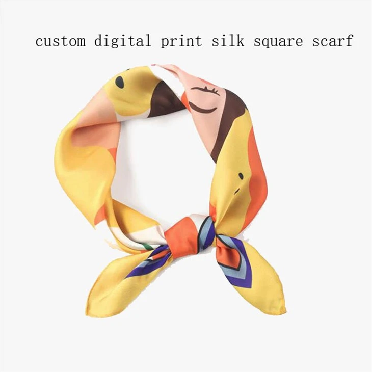Bedruckter Seidenschal Square Bandana